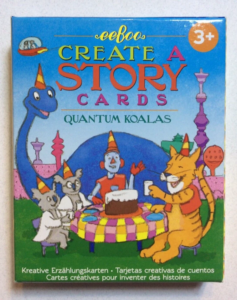 eeBoo Quantum Koalas Create A Story Cards Pre-Literacy Cards