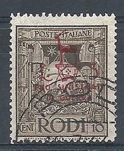 1944 EGEO OCCUPAZIONE TEDESCA USATO SINISTRATI 10 C - RR7823-3 - Picture 1 of 1