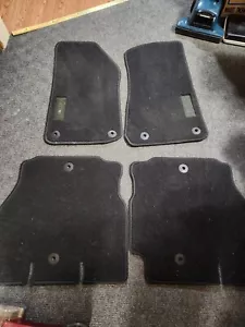 2018- 2023 Jeep Wrangler JL Carpet Floor Mats Set Black 4 Door OEM 6BR85TX7AB - Picture 1 of 3