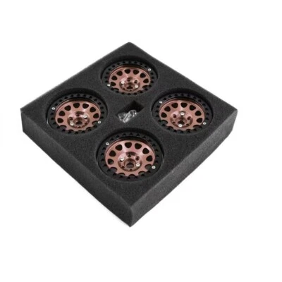 4PCS Metal 2.2 Beadlock Wheels Rims For RC 1/10 Axial Wraith RR10 RBX10 TRX4 D90 - Image 1 of 4