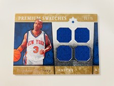 2006-07 Ultimate Collection Premium Swatches Stephon Marbury #36/75