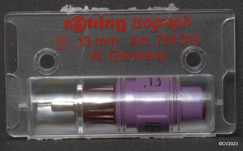 Rotring 751 013 isograph (2000) m 0,13 mm - Zeichenkegel / replacement nib - NOS - Bild 1 von 1