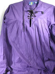 RENAISSANCE SWORDSAMANS SHIRT MUSEUM REPLICAS MEDIEVAL HALLOWEEN COSTUME MEDIUM - Picture 1 of 6