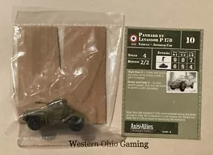 Axis & Allies Miniatures 1939-1945 Panhard et Levassor P 178 #13/60 NEW A&A Mini - Picture 1 of 1