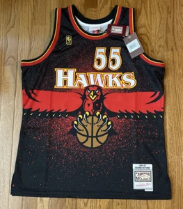 Dikembe Mutombo Atlanta Hawks Mitchell & Ness Re-Take Swingman Jersey XL - Picture 1 of 4
