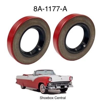 1955 1956 Ford Car Rear Axle Shaft Oil Seals Pair - Image 1 of 2