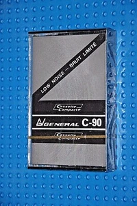 GENERAL C 90 TYP I LEERES KASSETTENBAND (1) (VERSIEGELT) - Bild 1 von 3