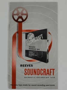 Vintage Pamphlet for Reeves Soundcraft Magnetic Recording Tape 2 - Picture 1 of 5
