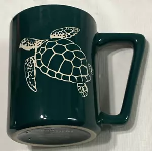 SeaWorld Etched Sea Turtle Green Coffee Mug - Picture 1 of 7