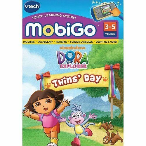 VTech Nickelodeon Dora the Explorer Twins Day Mobigo and Mobigo 2 - Image 1 of 1