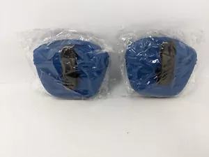 dog treat pouch animal silicone magnetic close blue for pet lovers clip on 2 pk - Picture 1 of 5