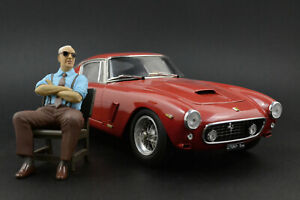 Enzo Ferrari (3) sitting Figure pour 1:18 CMC 500 F2 250 GTO Testa Rossa  NO CAR