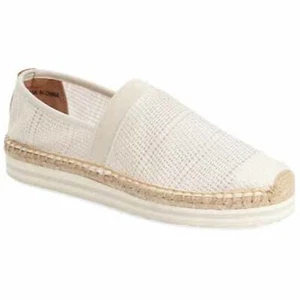 Joy & Mario Casuarina Flat Espadrille Slip-On, Beige Size 8.5 Summer Casual - Picture 1 of 12