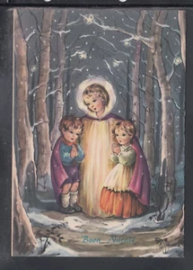 AK Frohe Weihnachten Kinder Wald Z1505 - Bild 1 von 1