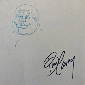 FAT ALBERT & the Gang Production Animation Cel Drawing Autographed By Bill Cosby - Picture 1 of 2