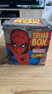 Marvel Comics Trivia Box Family & Friends Kids Party Fun Game - Image 1 of 4