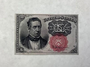 ~ FR 1266 TEN 10 CENTS FIFTH / 5TH ISSUE FRACTIONAL CURRENCY NOTE - MEREDITH UNC - Picture 1 of 2