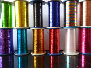 Cosedora Hilo-elección de colores-Full Carrete Metallic embroidery
