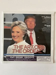 DONALD TRUMP HILLARY CLINTON November 4 2016 LVRJ NEON MAGAZINE NEWSPAPER INSERT - Imagen 1 de 7