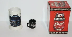 NASCAR 2000 Dale Earnhardt Sr. Mug + Mini Mug + 2002 Dale Earnhardt Jr. Mugs - Picture 1 of 3