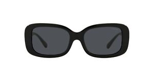 COACH HC8330F 500287 C6187 Black Dark Grey Solid 56 mm Women's Sunglasses