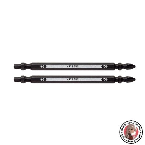 NEW PQ142311 VESSEL double-headed combination bit 2 pieces - Image 1 of 1