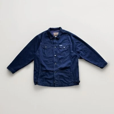 Chaqueta vaquera BOSS by IG Design de gran tamaño holgada XL vintage púrpura años 90 hip hop Foto 1 de 4