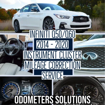 Se adapta a INFINITI Q50/Q60 2014-2020 cuadro de instrumentos servicio de corrección de kilometraje Foto 1 de 4