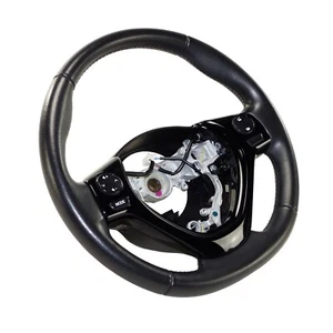 Leather Steering Wheel Leather Peugeot 108 Toyota Aygo II Citroen C1 II - Picture 1 of 6