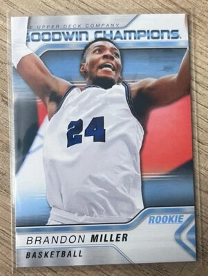 2023 Upper Deck Goodwin Champions - #12 Brandon Miller (RC) A3 - Image 1 of 2