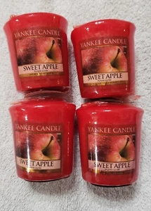 SET BESTEHEND AUS 4 Yankee Candle "SWEET APPLE" Früchten im Ruhestand ~ Windlichter ~ SELTEN ~ NEU - Bild 1 von 1