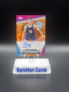 2023 TOPPS CHROME CERTIFIED RC AUTOS GEOMETRIC ORANGE BEN SHEPPARD RC /25 PACERS - Picture 1 of 2