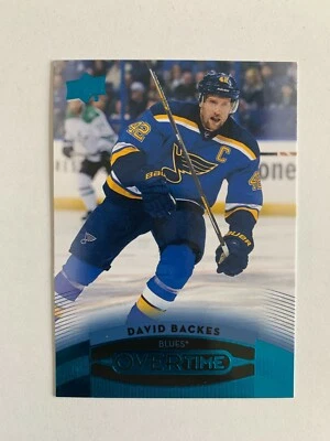 2015-16 Upper Deck Overtime Blue #11 David Backes - St. Louis Blues - Image 1 of 2