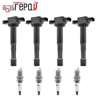 4x bobinas de encendido + 4x bujías para Honda Accord Element 2003-2007 2,4L UF311 Foto 1 de 4