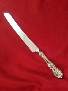 Cuchillo para pastel de boda Francis I de Reed & Barton de plata esterlina hecho a medida - Imagen 1 de 3