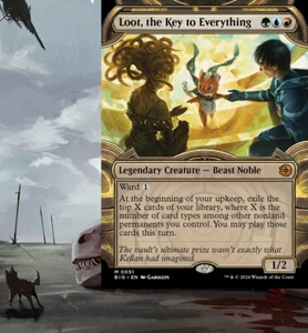 Loot, the Key to Everything Commander Deck Land Destruction MTG EDH Prebuilt Alt - Picture 1 of 12