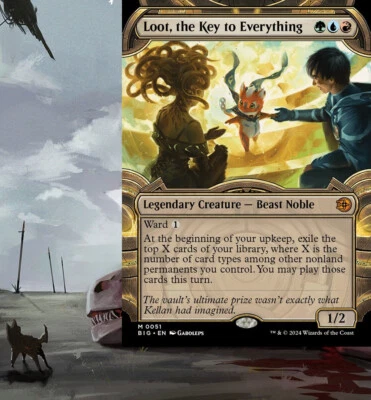 Loot, the Key to Everything Commander Deck Land Destruction MTG EDH Prebuilt Alt - Image 1 of 4