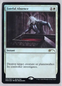 1x Fateful Absence *Game Day Promo Foil* - Kamigawa: Neon Dynasty - NM - Bild 1 von 1