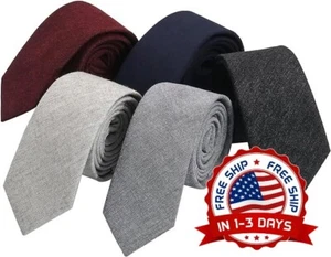 Set De Corbatas Para Hombre Algodón 5 PCS De Seda Moderno Bonitos Colores NUEVO. - Picture 1 of 8