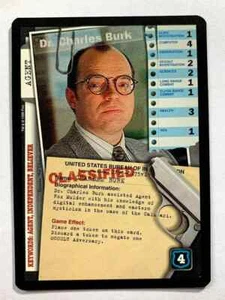 DR. CHARLES BURK 1996 X-Dateien CCG fest HP #XF96-0175 v1 - Bild 1 von 2