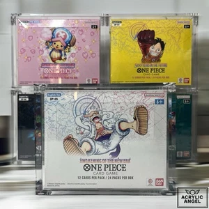 One Piece Booster Box | Acrylic Case | Custom Fit | Strong Magnet Lid | UV Res. - Picture 1 of 6