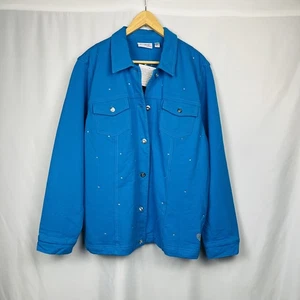 Quacker Factory Women’s Jacket – Size XL with Rhinestone Embellishments  - Picture 1 of 4