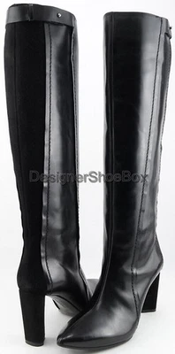 $890 CoSTUME NATIONAL STIVALE Black Leather Designer ITALY Boots 6.5 EUR 37 - Image 1 of 4