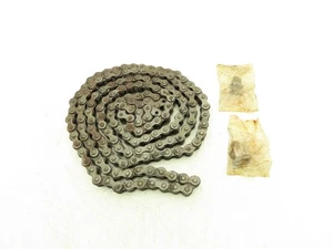 N/A #60-1 360 Rollenkette Standard Duty genietet einige Oberflächenrost 2 Verbinder - Bild 1 von 11