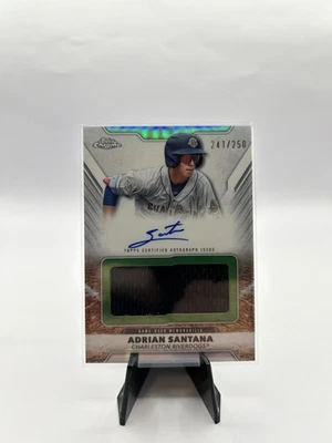 2025 Topps Pro Debut Jumbo Relic Autographs Adrian Santana RPA 241/250 - Image 1 of 2