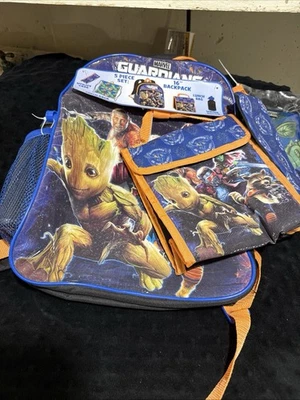 Guardians Of The Galaxy 2, 5 Piece Backpack Set w Cinch Sack, Lunch Bag + More - Image 1 of 4
