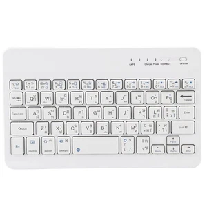 •́Thai Language 7-8in Scissors Feet Wireless Keyboard 40-hour Work - Picture 1 of 7