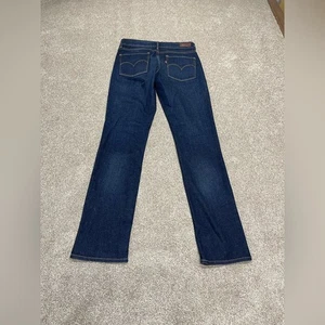 versatile casual everyday Levis Demi curve straight mid rise jeans 27x 32 - Picture 1 of 14