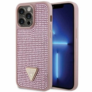 Guess Apple Tasche GUHCP14XHDGTPP iPhone 14 Pro Max rosa/rosa Hartschale Strass  - Bild 1 von 8