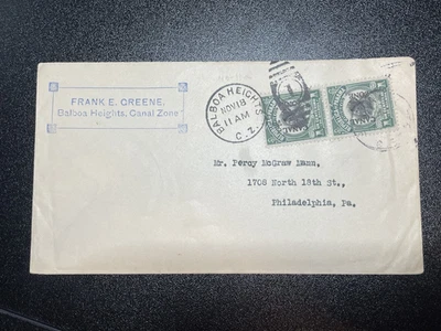 CANAL ZONE 38 par en cubierta KSPhilatelics Foto 1 de 4